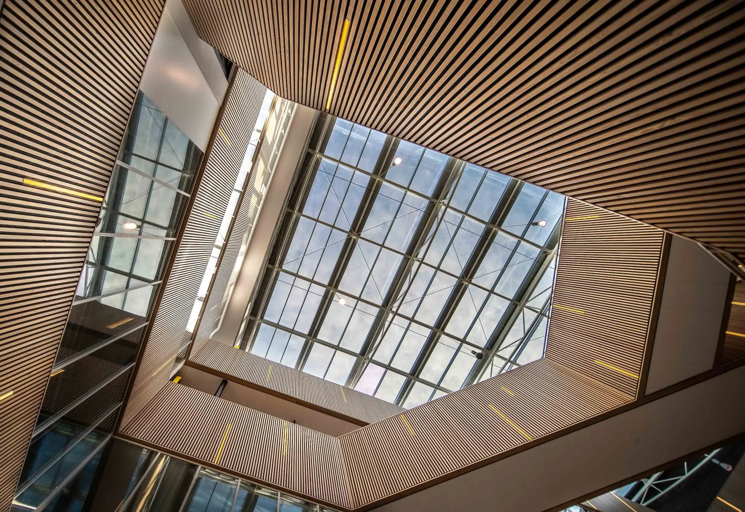 Cool staircase with lights modern building optimized